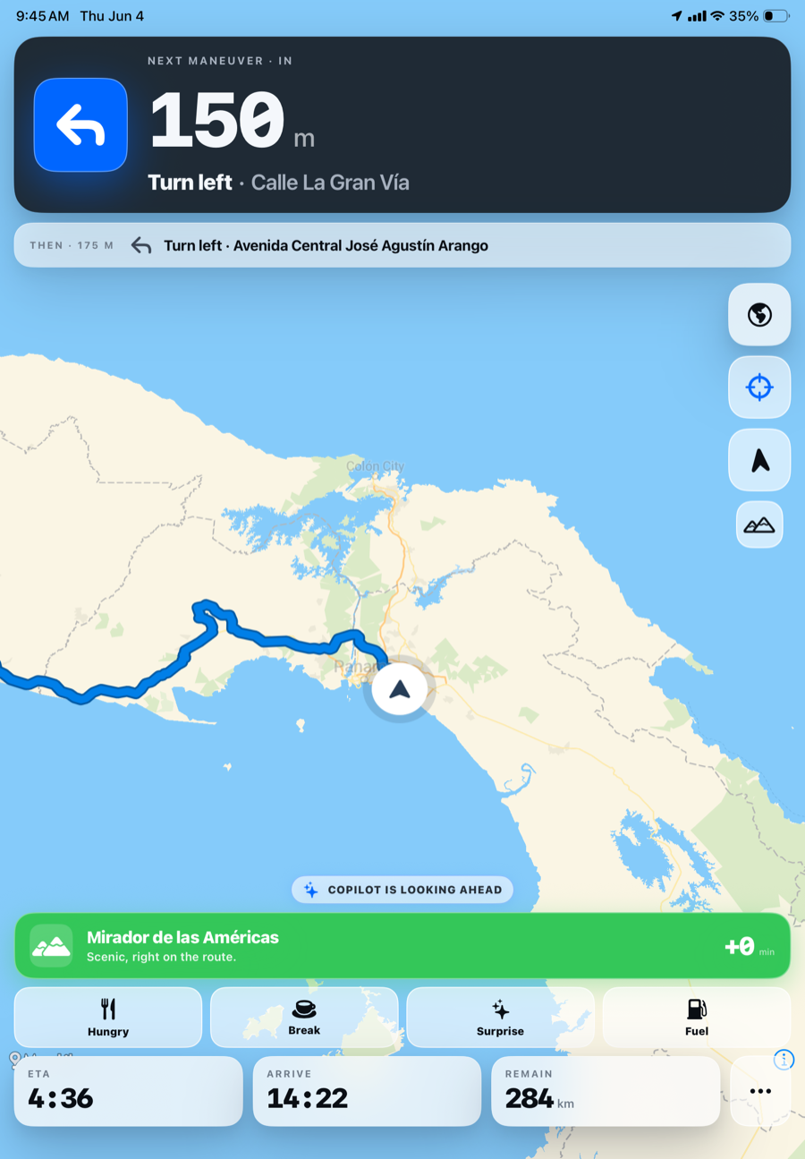 Wayfinder active navigation with CoPilot